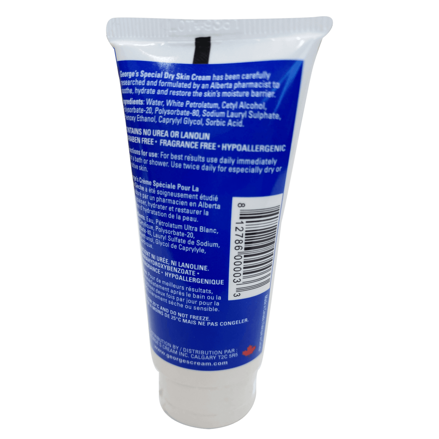 George’s Special Dry Skin Cream Travel Size Tube 30g